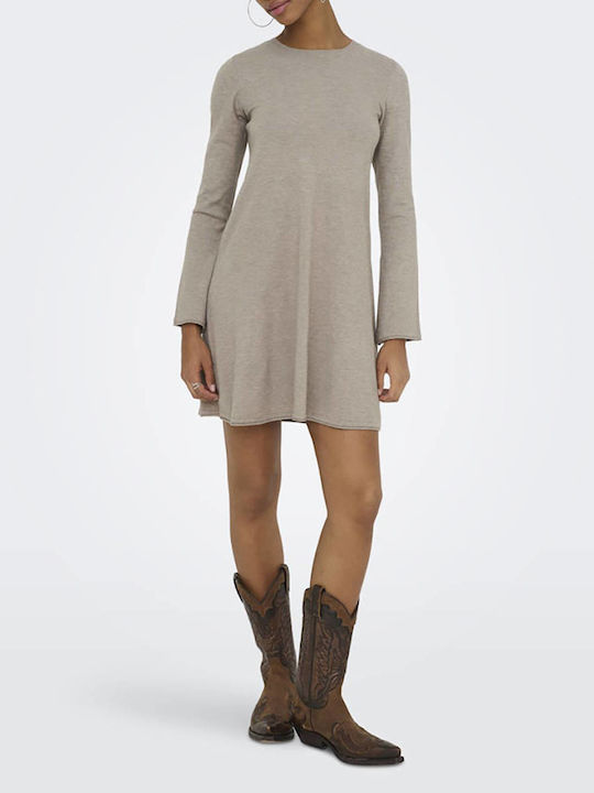 Life Mini Kleid Beige