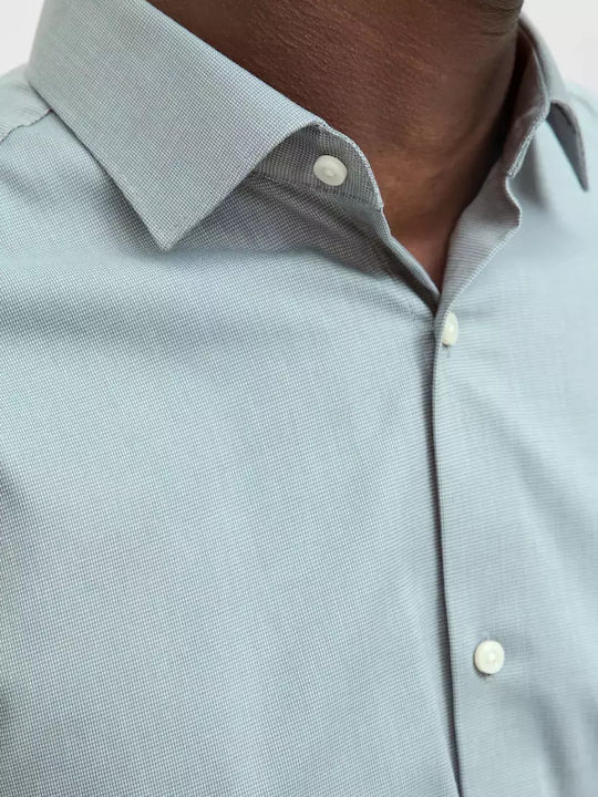 Long-sleeved Cotton Shirt Gobin Blue