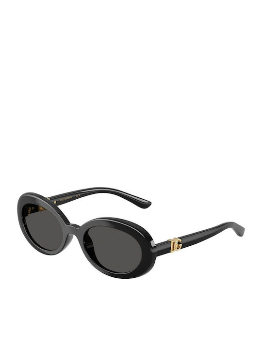 Dolce & Gabbana Oval Kids Sunglasses Black
