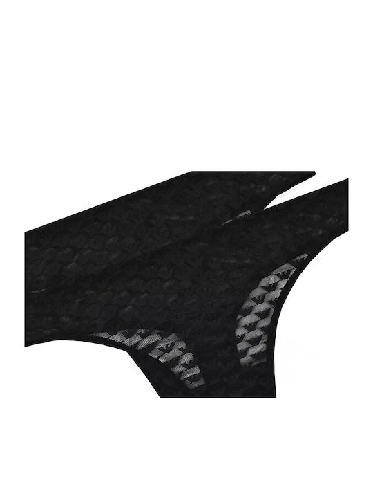 Γυναικεία String 2Pack Μαύρο