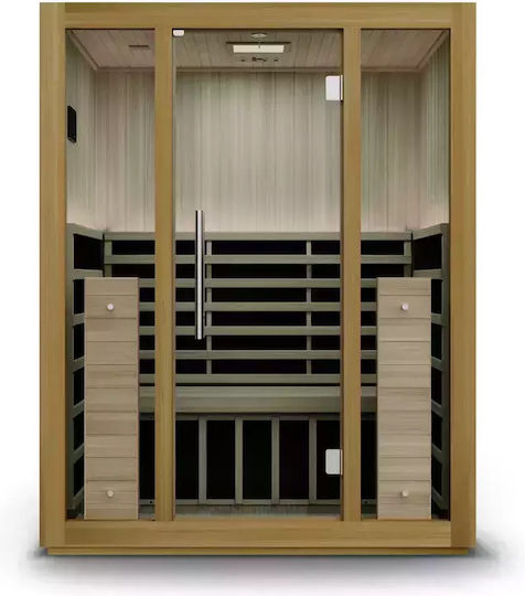 AMILA Full Spectrum S-08 Σάουνα Υπερύθρων 3 Ατόμων Εσωτερικού Χώρου Μ150xΒ103xΥ195cm