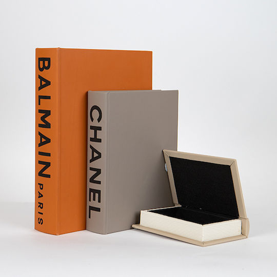 Set Dekorative Boxen im Buchformat 3Stück