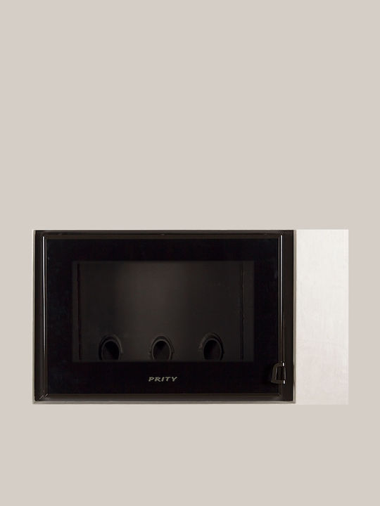 Prity KPW24 Ενεργειακό Τζάκι Pellet Καλοριφέρ 27.9kW Ίσιο με Ανοιγόμενη Πόρτα