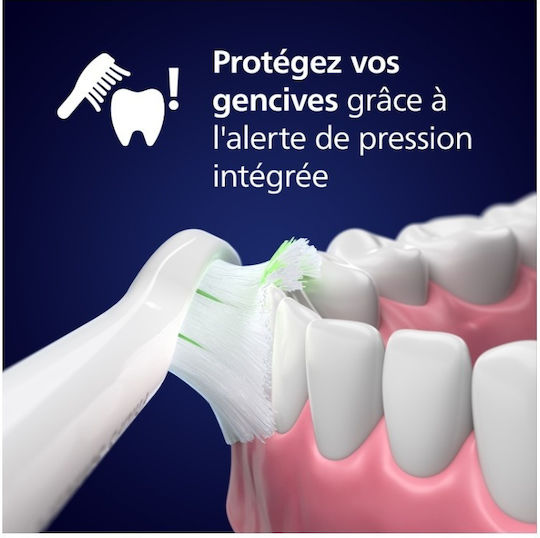 Philips Sonicare 5300 Ηλεκτρική Οδοντόβουρτσα με Αισθητήρα Πίεσης Navy Μπλε