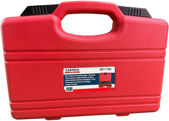 Gebo Tools 10 Stück Lambda Sensor Steckschlüssel Set