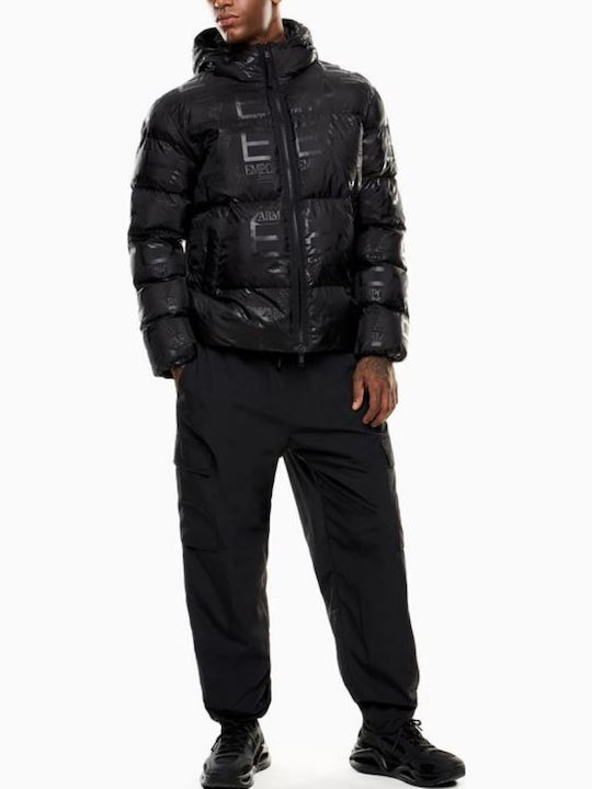 Geacă Puffer Negru