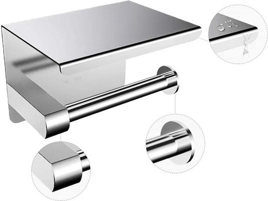 Verk Group Wandmontiert Papierhalter Silber