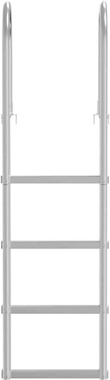 vidaXL 4 Steps Boat Ladder