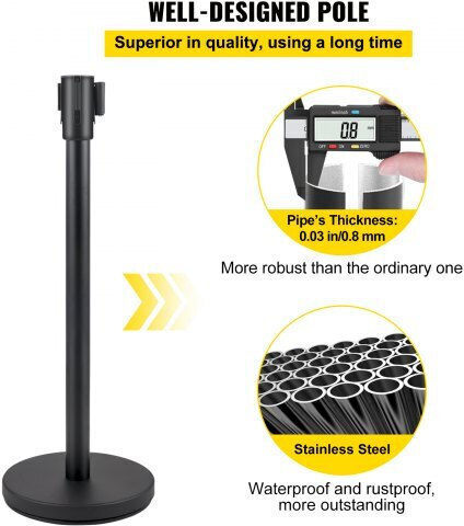 Vevor Belt Black GLZHSHDJTDTT4MW28V0
