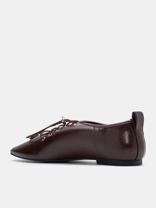 Γυναικεία Μοκασίνια σε Καφέ Χρώμα