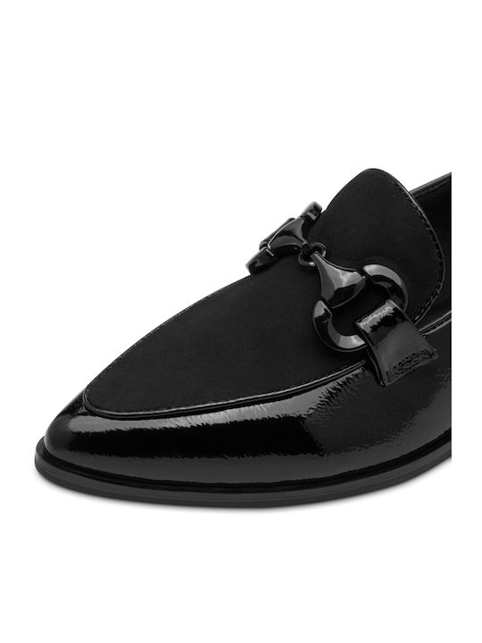 Λουστρίνι Γυναικεία Loafers σε Μαύρο Χρώμα