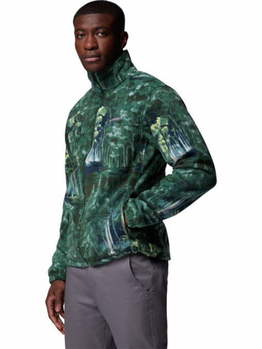 Steens Mountain Men's Fleece Cardigan Green