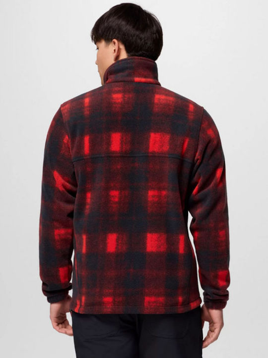 Steens Mountain Men's Fleece Cardigan Red