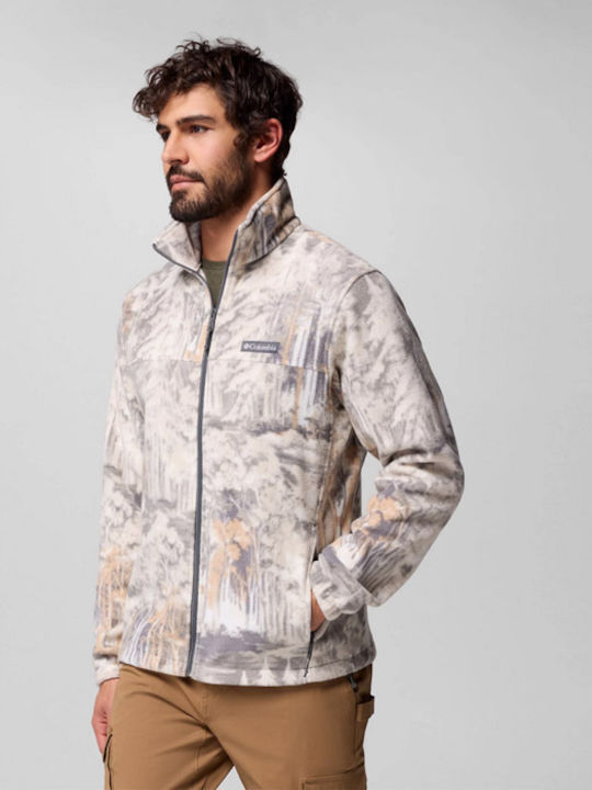 Steens Mountain Men's Fleece Cardigan Gray
