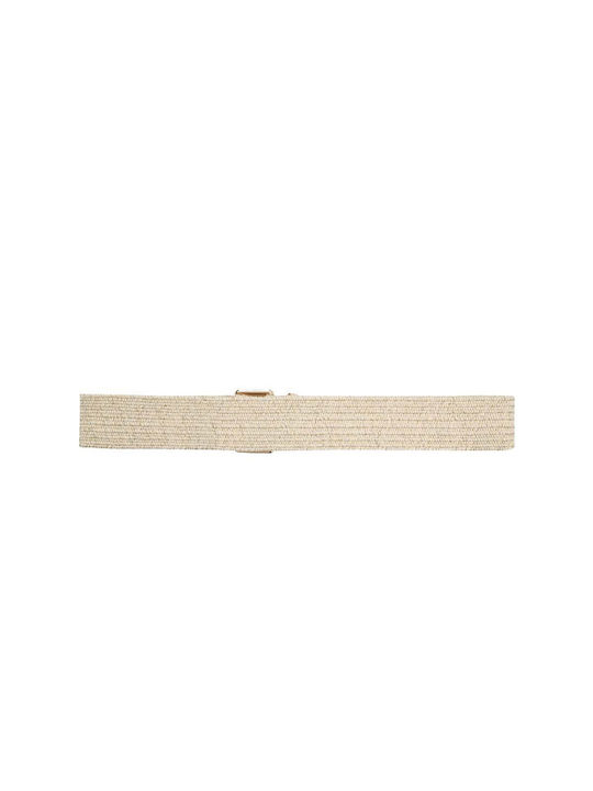 Grace & Mila Elastic Women's Belt Beige