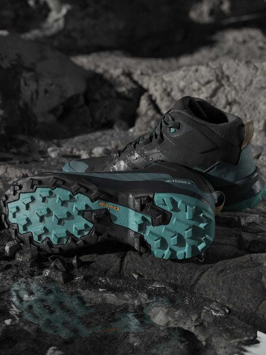 adidas Terrex Skychaser Ax5 Ανδρικά Ορειβατικά Μποτάκια Αδιάβροχα με Μεμβράνη Gore-Tex Core Black / Carbon / Pure Teal
