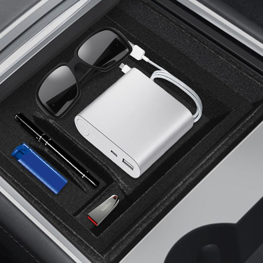 Organizator Consolă Centrală Tesla Model 3/y 2019-23 Negru