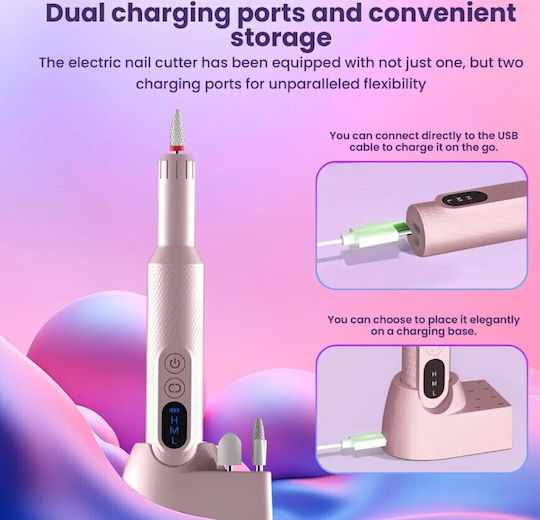 Extralink Nail Drill Battery Pink