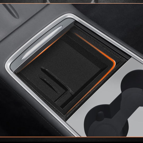 Organizator Consolă Centrală Tesla Model 3/y 2019-23 Negru