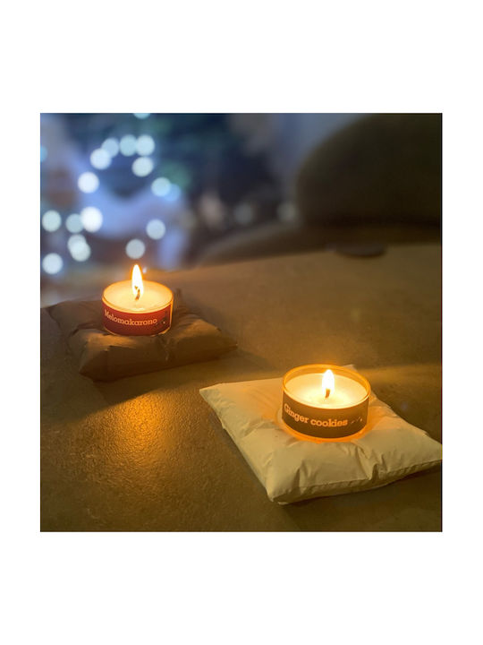 Eros Candles Διακοσμητικό Κερί Λευκό 110gr