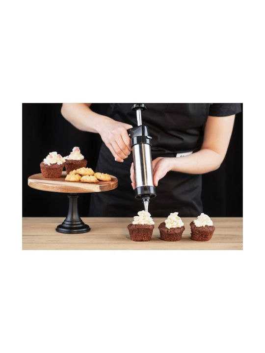 Maku Cookie Press Aluminum 13 Discs & Nozzles