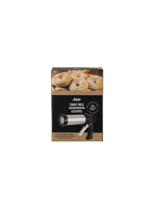 Maku Cookie Press Aluminum 13 Discs & Nozzles