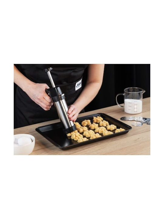 Maku Cookie Press Aluminum 13 Discs & Nozzles