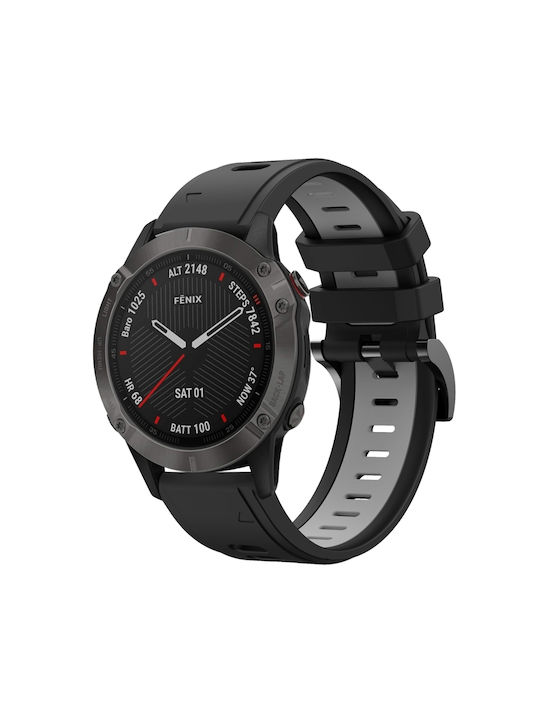 Armband Schwarz (Fenix 5 / 5 Plus / 6 / 6 Pro / 7 / 7 Pro / 8 (47mm))
