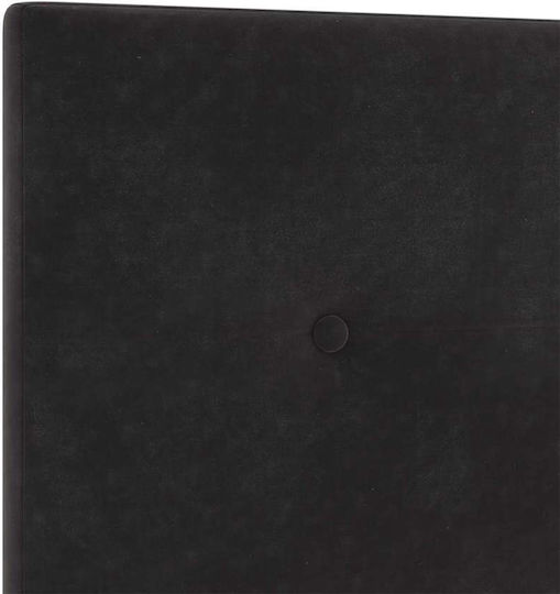 vidaXL Fabric Bed Headboard Black 100x88cm