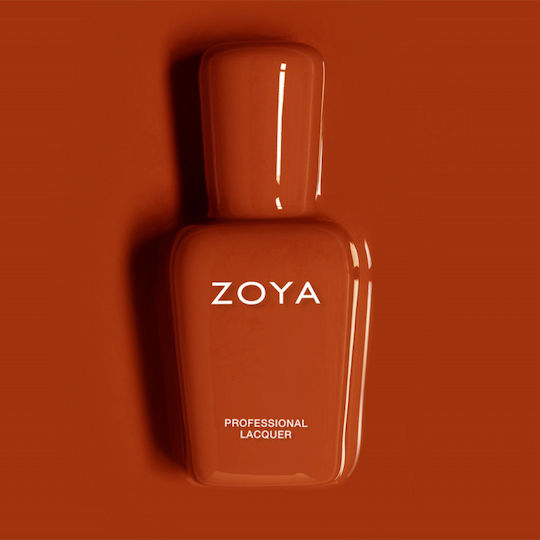 Zoya Glossy Long Lasting Quick Dry Orange Nail Polish Cory 15ml