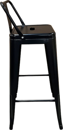 Stool Bar Matte Black 43x43x94cm
