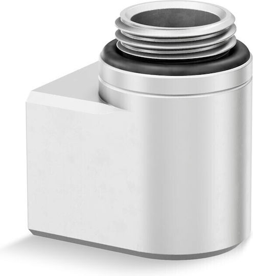 Ekwb Quantum Torque Micro Rotary 90° Фитинги Сатенен Титаново Сребрист