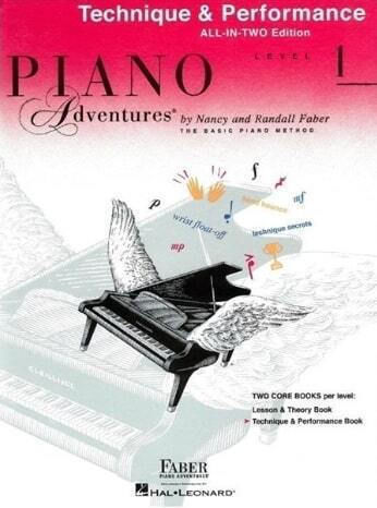 Faber Piano Adventures All-In - TwoTechnique & Performance 1 Μέθοδος Εκμάθησης για Πιάνο