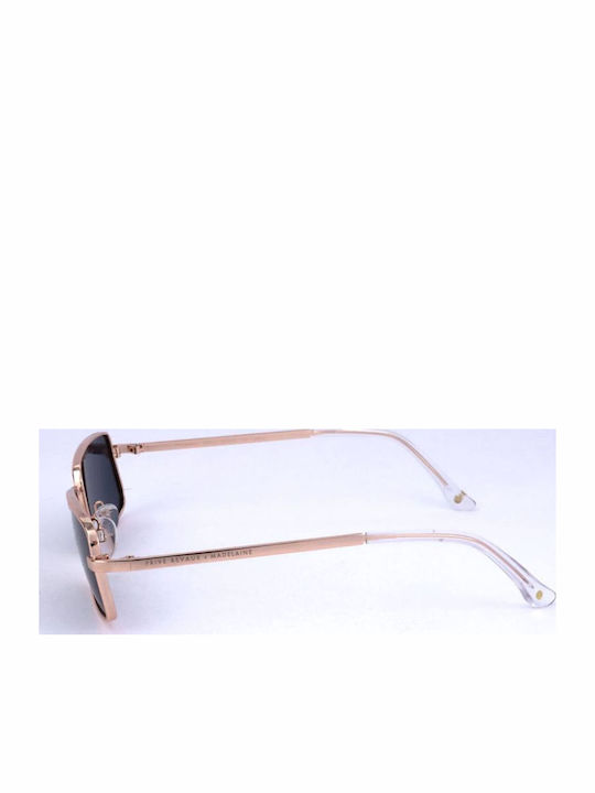Prive Revaux Women's Sunglasses with Rose Gold Frame and Black Lenses THEMATRIX/S-000
