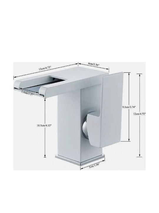 Poly Mischung Waschtischarmatur Wasserfall