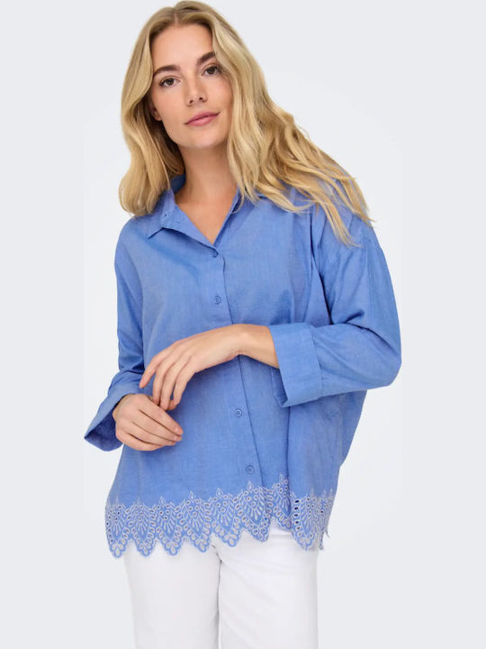 Long Sleeve Women's Shirt Blue