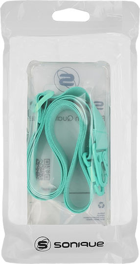 Silicone Case Strap Sonique Armor Clear Honor 200 Pro 5g Light Blue