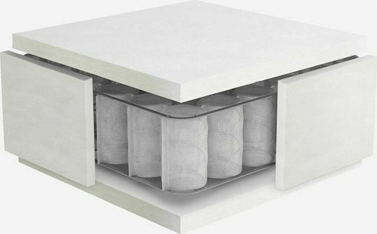 Dunlopillo King Size Ανατομικό Στρώμα 200x190x24cm με Ανεξάρτητα Ελατήρια