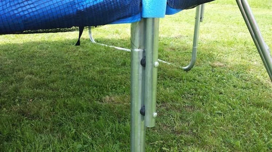 Plasă de Siguranță Trambulină pentru Copii Idl Free Jump Collection Diametru 183 Cm Fabricată din Oțel Echipată cu 42 de Arcuri de Susținere care Suportă până la 150 Kg Accesorizată cu Scară de Acces Certificată Siguranță Tuv-gs-ce