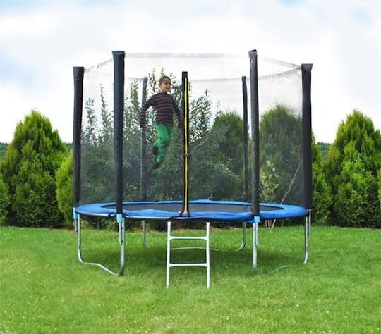 Plasă de Siguranță Trambulină pentru Copii Idl Free Jump Collection Diametru 183 Cm Fabricată din Oțel Echipată cu 42 de Arcuri de Susținere care Suportă până la 150 Kg Accesorizată cu Scară de Acces Certificată Siguranță Tuv-gs-ce