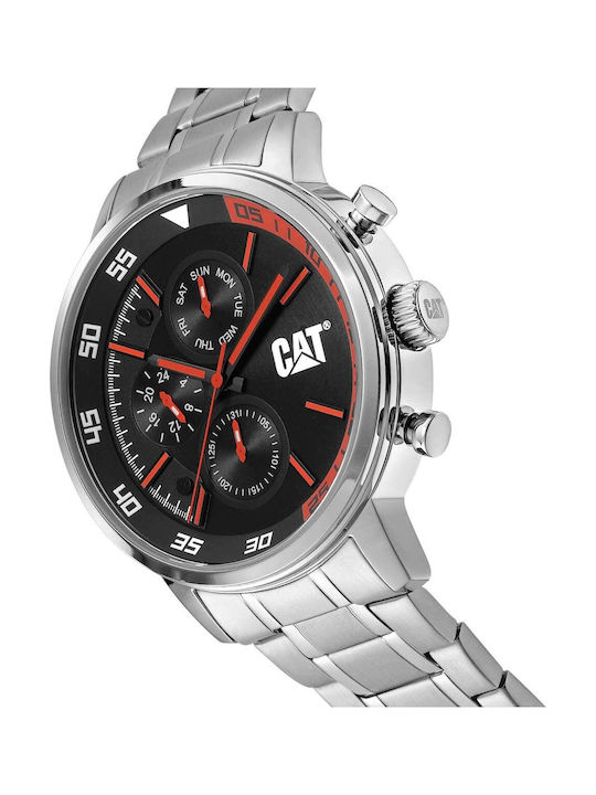 CAT Sail Men's Watch Battery with Silver Metal Bracelet
