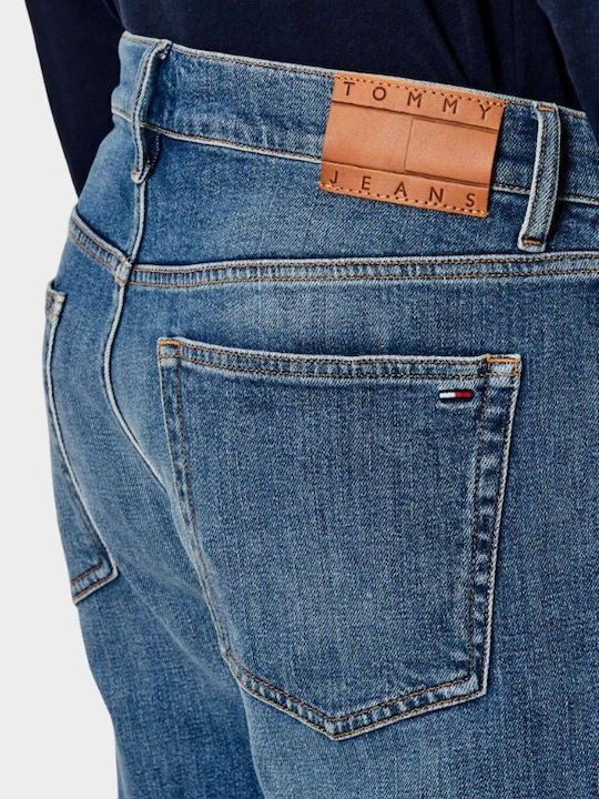 Ryan Men's Jeans Pants with Regular Tapered Fit Blue