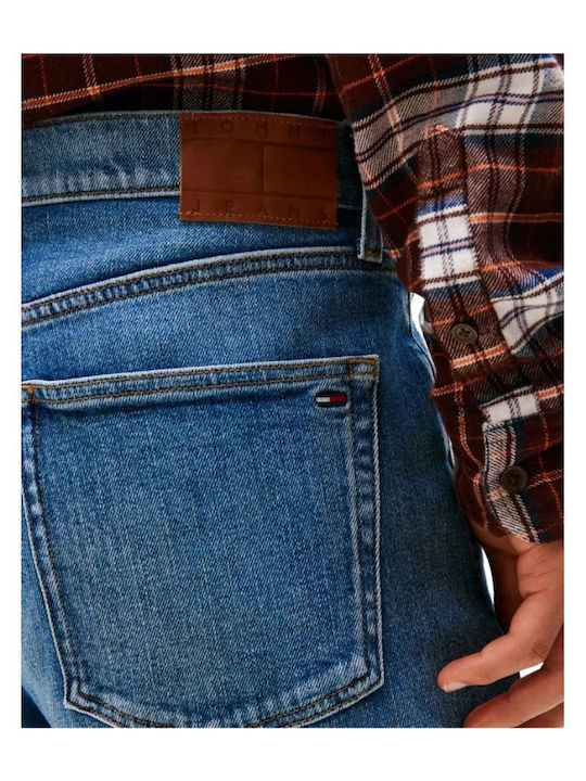 Ryan Men's Jeans Pants with Regular Tapered Fit Blue