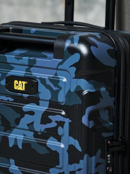 CAT Βαλίτσες Ταξιδιού Σκληρές Μαύρες Μέγιστου Ύψους 64.5εκ. με 4 Ρόδες Σετ 2τμχ (50/60cm) Παραλλαγή