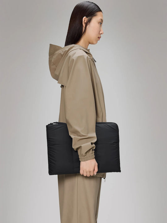 Rains Puffer Αδιάβροχο Κάλυμμα για Laptop 16" σε Μαύρο χρώμα