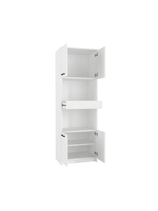 Alvento Επιδαπέδιο Ντουλάπι Λευκό 60x42x180εκ.