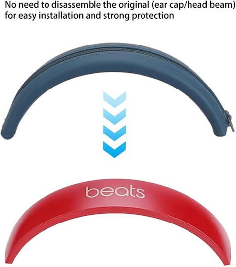 Schutzkopf Headband Cover für Beats Studio 3 Schwarze Kopfhörer