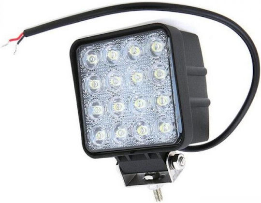 Platz Wasserdicht Scheinwerfer Auto LED 12 / 24V 48W 13.5cm 6Stück