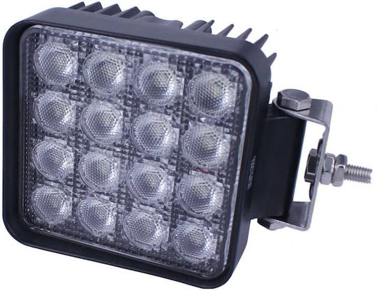 Platz Wasserdicht Scheinwerfer Auto LED 12 / 24V 48W 13.5cm 6Stück