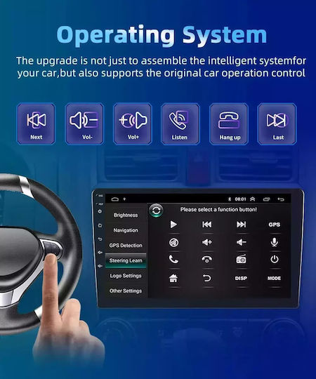 Car Audio System for Toyota Avensis 2009-2016 with Touch Screen 9" Bluetooth USB Wi-Fi GPS Apple CarPlay Android Auto